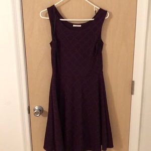 Sleeveless Dress, eggplant purple, fitted
